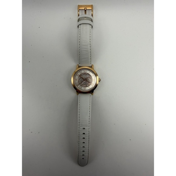 Tommy Bahama TB00033-03 New Battery Floral Ladies Watch 36MM 7.5" Leather Band - Picture 4 of 12